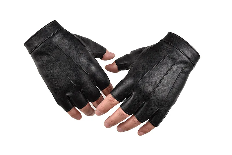 Motorcycle Gloves Men's Leather Half Finger Gloves Motorcycle Breathable Women's Touch Screen Mountain Bike Fitness Motorcycle Gloves Men's Leather Half Finger Gloves Motorcycle Breathable Women's Touch Screen Mountain Bike Fitness