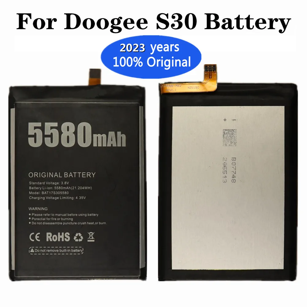 2023 years 100% New S30 S 30 Phone Original Battery For Doogee S30 BAT17S305580 5580mAh Polymer Li-ion 3.8V Batteries
2023 years 100% New S30 S 30 Phone Original Battery For Doogee S30 BAT17S305580 5580mAh Polymer Li-ion 3.8V Batteries