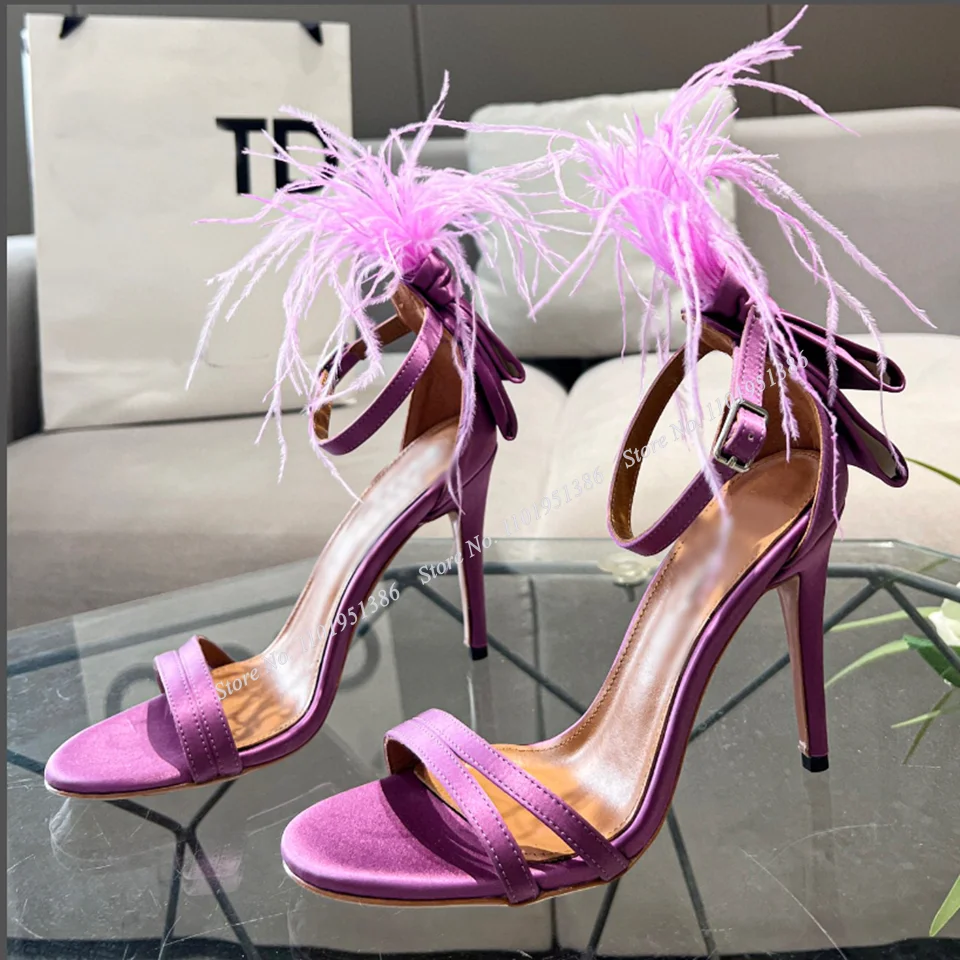 Abesire Pink Fur Decor Sandals Cover Heel Ankle Buckle Thin High Heel Open Toe Shoes for Women Shoes on Heels Zapatillas Mujer
Abesire Pink Fur Decor Sandals Cover Heel Ankle Buckle Thin High Heel Open Toe Shoes for Women Shoes on Heels Zapatillas Mujer