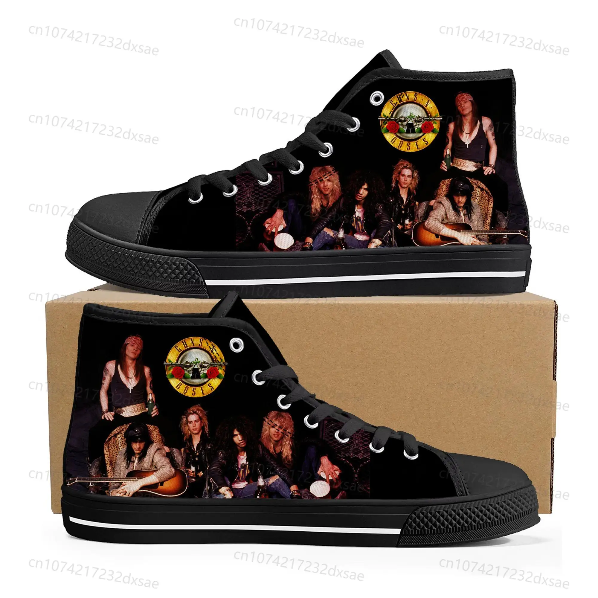 Guns N Roses Heavy Metal Rock Band High Top High Quality Sneakers Men Women Teenager Canvas Sneaker Casual Custom Couple Shoes
Guns N Roses Heavy Metal Rock Band High Top High Quality Sneakers Men Women Teenager Canvas Sneaker Casual Custom Couple Shoes