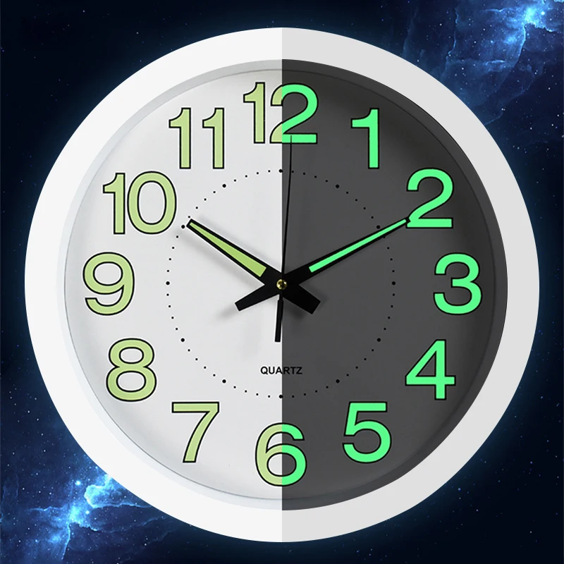 Large 3D White Luminous Wall Clocks 12 inch Digital Mute Clock Wall Art Luxury Design Home Decoration For Bedroom Living Room
Large 3D White Luminous Wall Clocks 12 inch Digital Mute Clock Wall Art Luxury Design Home Decoration For Bedroom Living Room