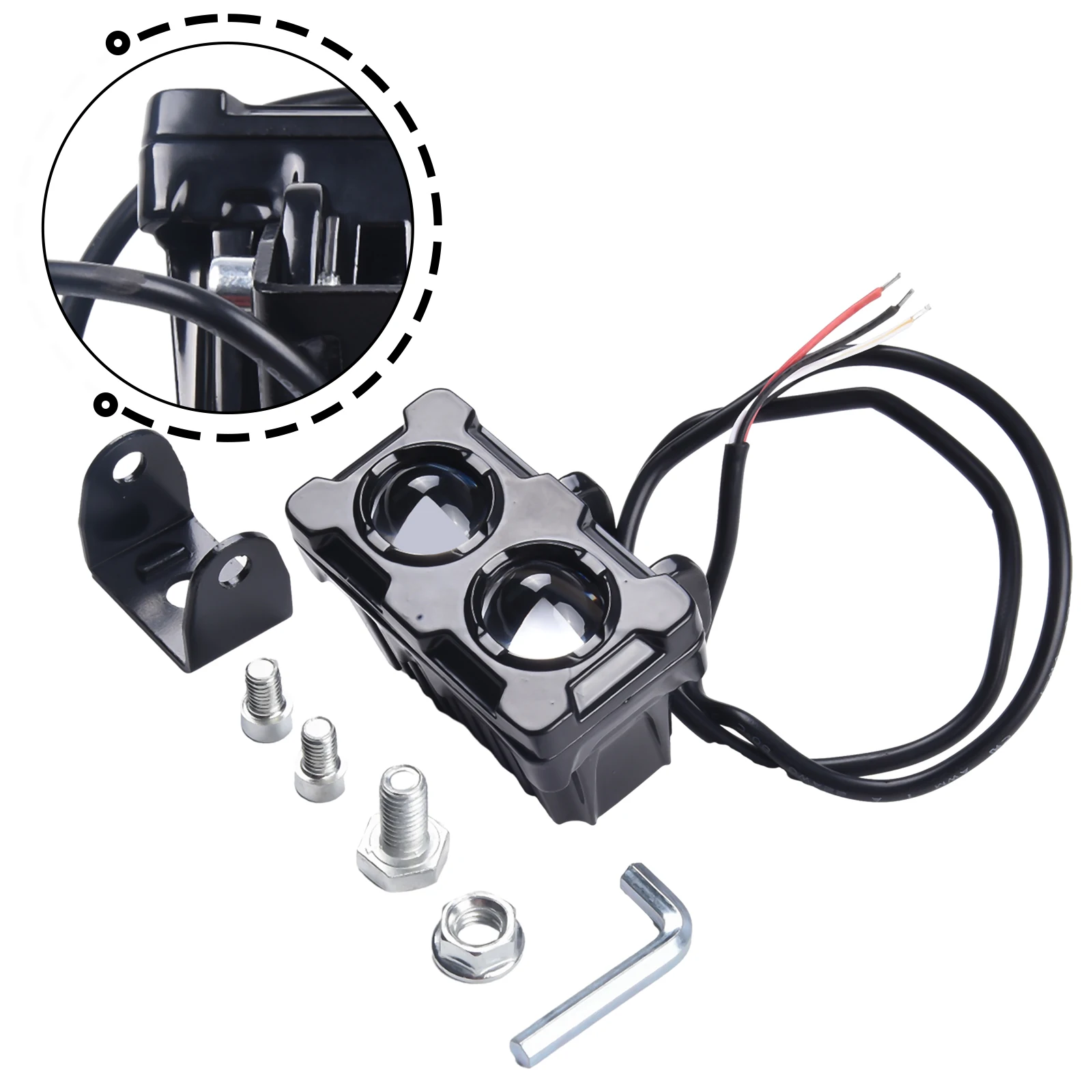 Brand New Headlights Accessories Double Lens Fog Light Motorcycle LED Spotlight Universal White Yellow Headlight
Brand New Headlights Accessories Double Lens Fog Light Motorcycle LED Spotlight Universal White Yellow Headlight