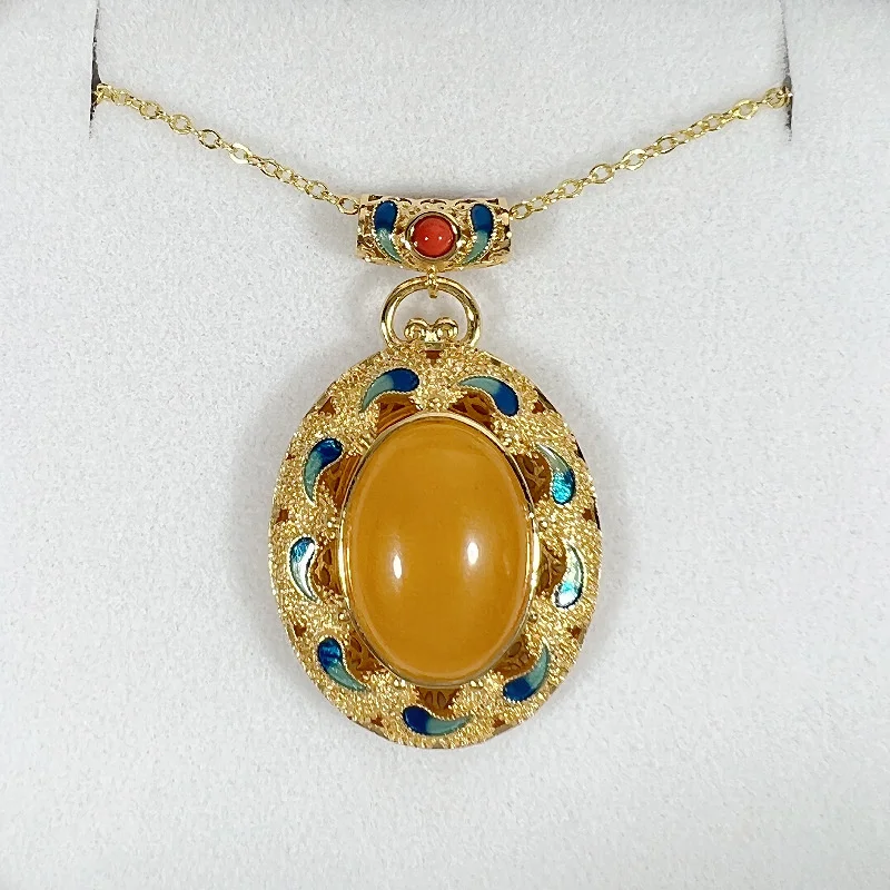 Amber Beeswax Oval Egg Pendant Necklace Female Engagement Accessories Tide 925 Sterling Silver Clavicle Necklace Women Jewelry 22 Mallzona S98cde024225b4dc691f740b0084f05c3C Amber Beeswax Oval Egg Pendant Necklace Female Engagement Accessories Tide 925 Sterling Silver Clavicle Necklace Women Jewelry Mallzona