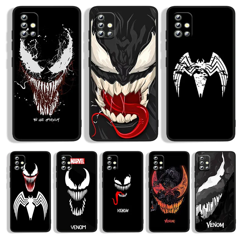 Marvel Venom Phone Case For Samsung A91 A73 A72 A71 A53 A52S A42 A33 A32 A23 A22 A13 A12 A03S Black Funda Back Cover coque
Marvel Venom Phone Case For Samsung A91 A73 A72 A71 A53 A52S A42 A33 A32 A23 A22 A13 A12 A03S Black Funda Back Cover coque