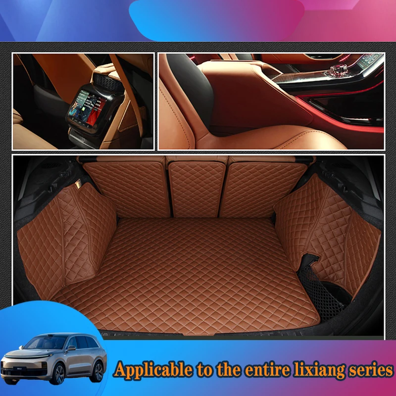 WZBWZX Custom Leather Full Coverage Car Trunk Mat For lixiang All Models L9 L7 L8 ONE Auto Accessories Car-Styling Waterproof
WZBWZX Custom Leather Full Coverage Car Trunk Mat For lixiang All Models L9 L7 L8 ONE Auto Accessories Car-Styling Waterproof