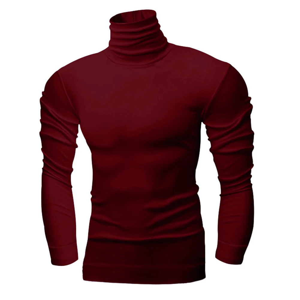 Sweater Men's Pullover Breathable Handsome Long Sleeve T-Shirt Solid Color Thermal Warm High-Necked Pullovers
Sweater Men's Pullover Breathable Handsome Long Sleeve T-Shirt Solid Color Thermal Warm High-Necked Pullovers