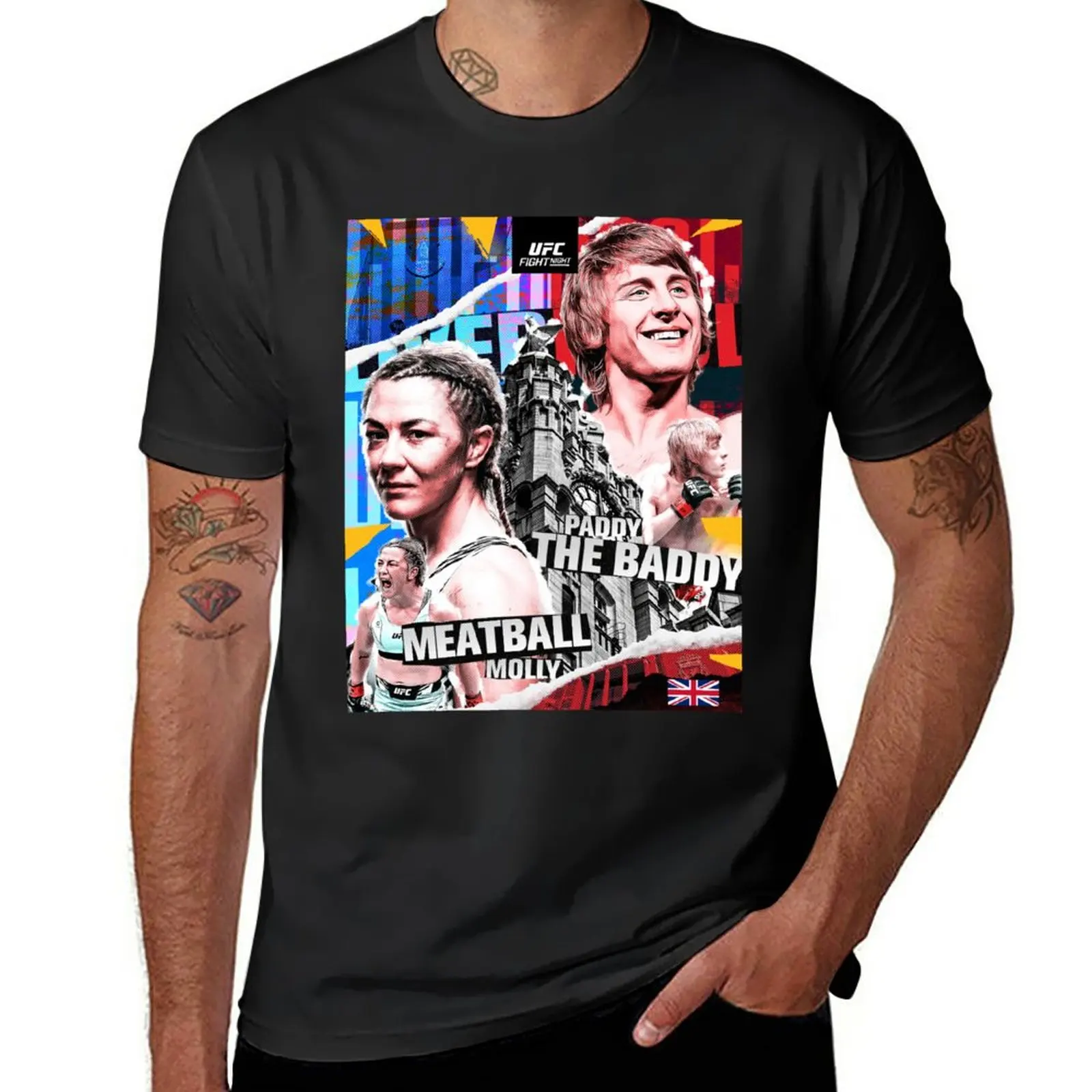 Paddy The Baddy Pimblett & Molly Meatball McCann - UK MMA Stars T-Shirt sublime customs for a boy plain black t shirts men
Paddy The Baddy Pimblett & Molly Meatball McCann - UK MMA Stars T-Shirt sublime customs for a boy plain black t shirts men