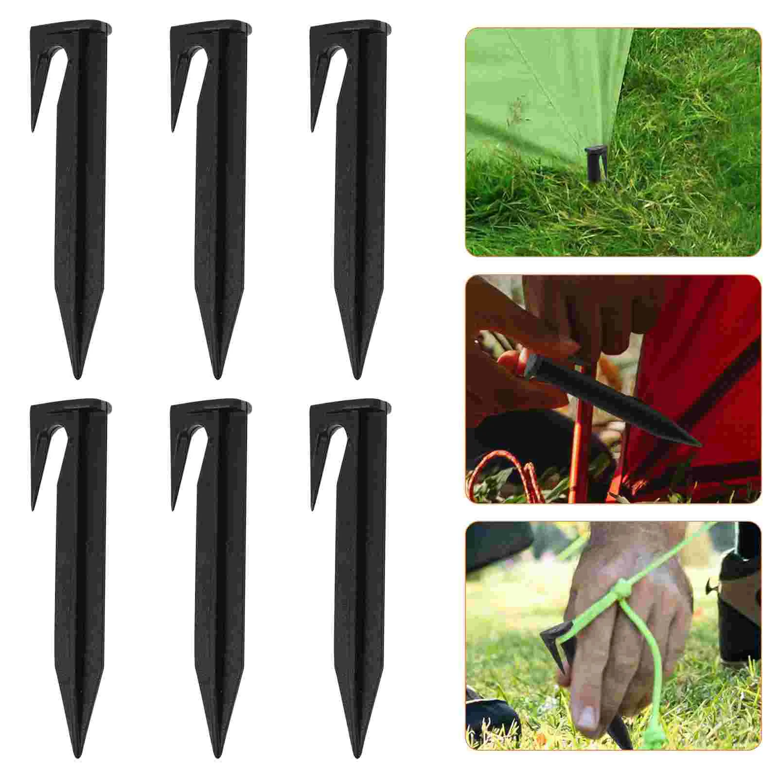 50 Pcs Ground Nail Camping Pegs Beach Tent Stakes Garden Plastic Nails Tents Outdoor Gardening
50 Pcs Ground Nail Camping Pegs Beach Tent Stakes Garden Plastic Nails Tents Outdoor Gardening