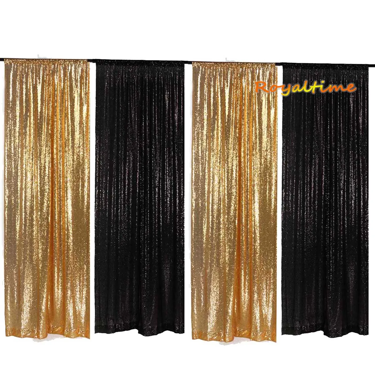 4 Panels Sequin Backdrop Curtain 2ft x 8ft, Glitter Photo Booth Backdrop for Party Grad Birthdy Wedding Decoration (Black,Gold)
4 Panels Sequin Backdrop Curtain 2ft x 8ft, Glitter Photo Booth Backdrop for Party Grad Birthdy Wedding Decoration (Black,Gold)