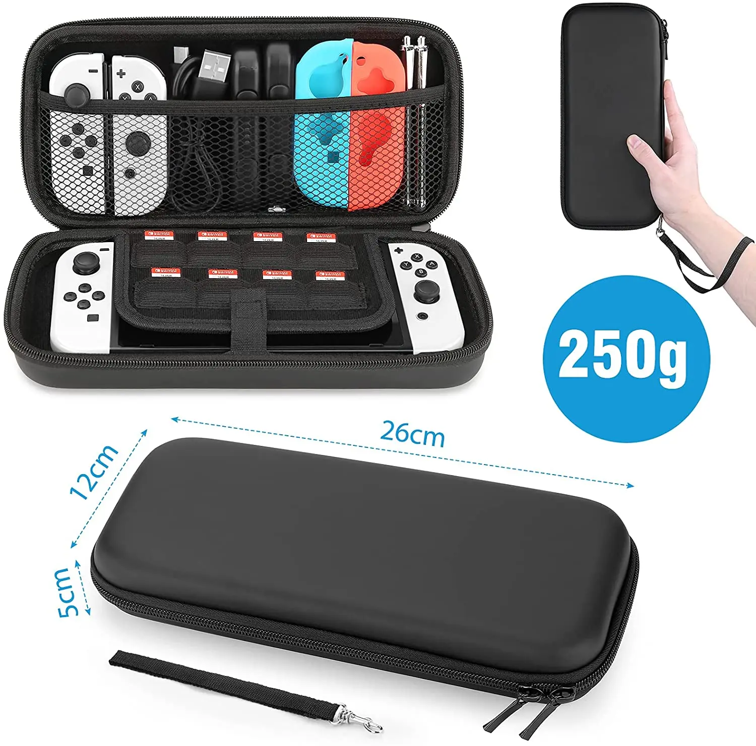 Чехол HEYSTOP, совместимый с моделью Nintendo Switch OLED, комплект аксессуаров 9 в 1 для 2021 моделей Nintendo Switch OLED
Чехол HEYSTOP, совместимый с моделью Nintendo Switch OLED, комплект аксессуаров 9 в 1 для 2021 моделей Nintendo Switch OLED