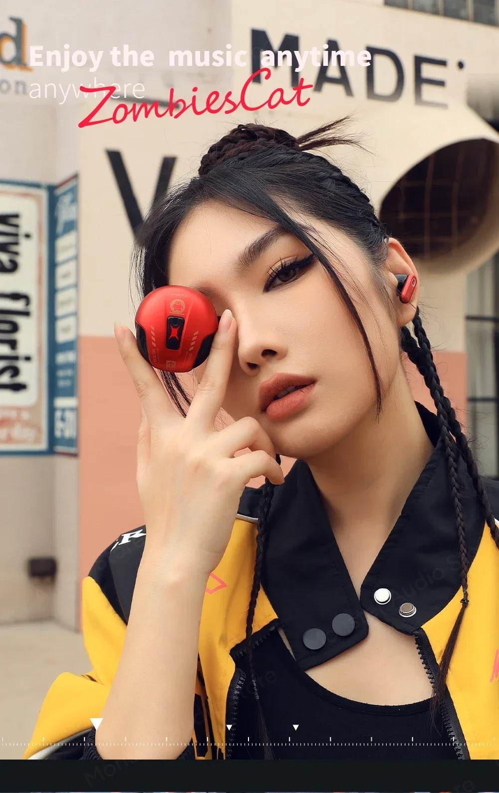 ZOMBIESCAT B5 RGB Light-in-Ear Earphones Wireless Bluetooth Earbuds ANC Active Noise Cancellation Headphones Gaming Low Latency ZOMBIESCAT B5 RGB Light in-Ear Earphones Wireless Bluetooth Earbuds ANC Active Noise Cancellation Headphones Gaming Low Latency