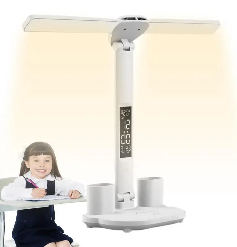 LED Desk Lamp Rechargeable Desk Lights With Time Temperature Display Long-lasting Lighting Study Lamp For Office Living Room
LED Desk Lamp Rechargeable Desk Lights With Time Temperature Display Long-lasting Lighting Study Lamp For Office Living Room