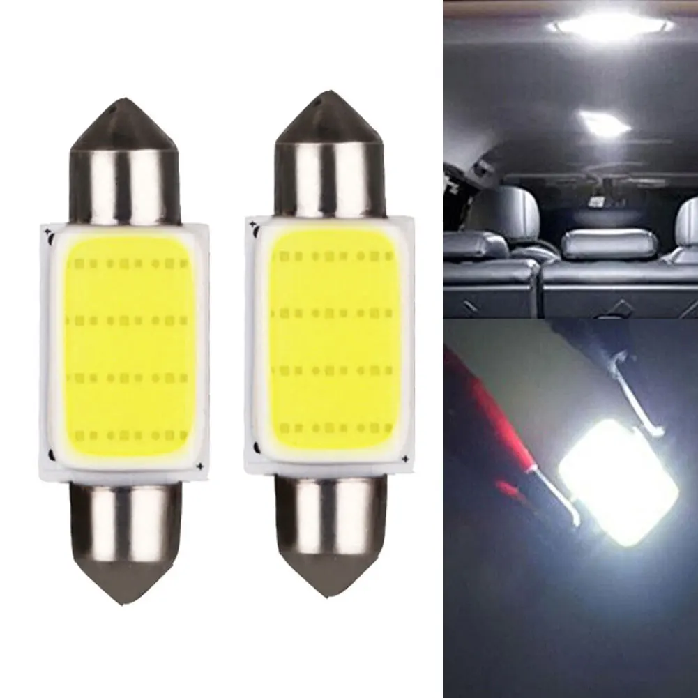 Car Light 12SMD Led Lights 2Pcs COB 39mm 6000K Xenon White Temp Light Car Festoon Light Interior Reading Light White LED Lights
Car Light 12SMD Led Lights 2Pcs COB 39mm 6000K Xenon White Temp Light Car Festoon Light Interior Reading Light White LED Lights