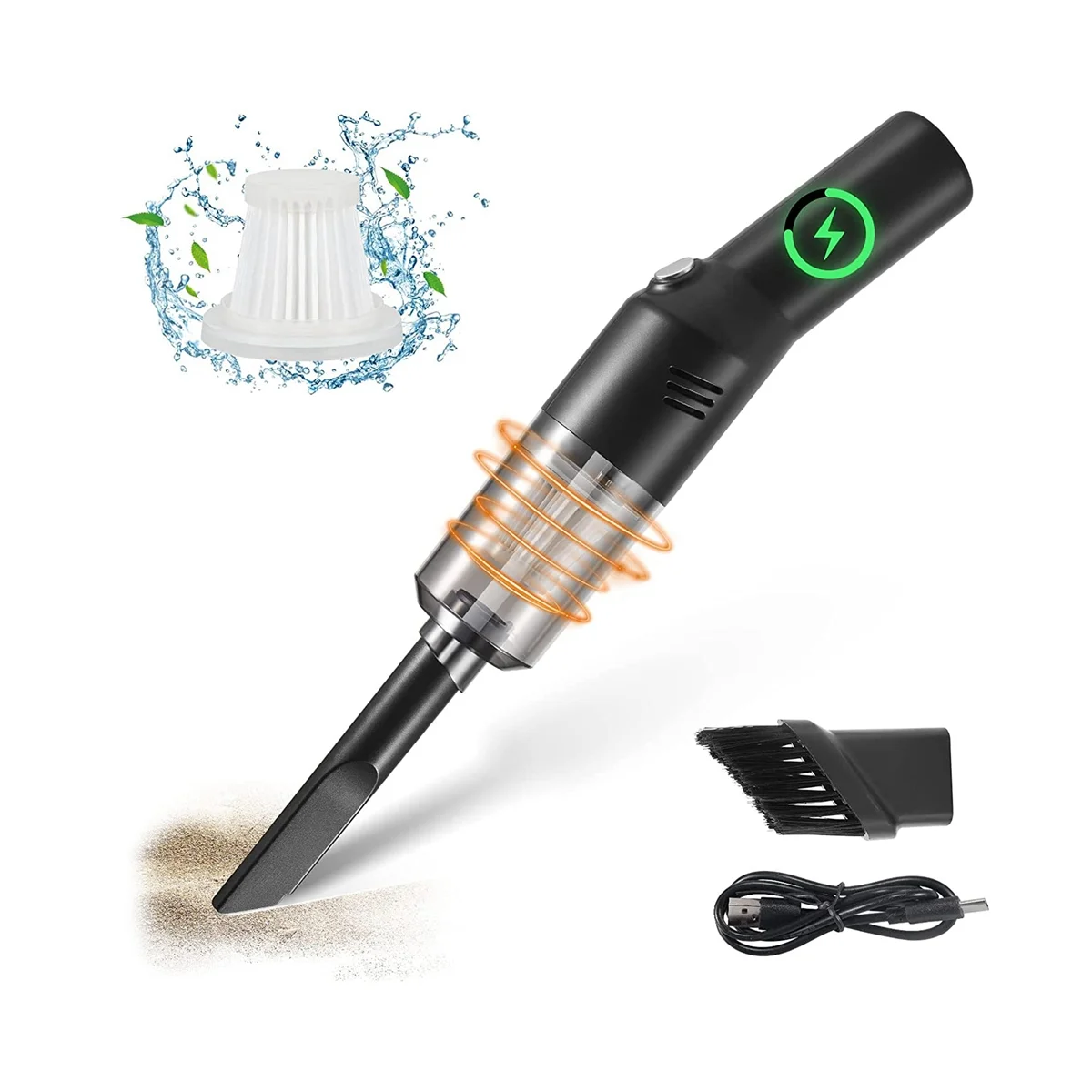 Handheld Vacuum Cordless Bug Catcher for Insect Spider Stink Bug Cockroach Bee, Rechargeable Portable Vacuum Cleaner
Handheld Vacuum Cordless Bug Catcher for Insect Spider Stink Bug Cockroach Bee, Rechargeable Portable Vacuum Cleaner