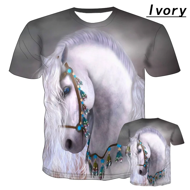 High Quality Cool Trend 3D Horse T-shirts for Men Harajuku Trendy Tops T Shirts Short Sleeve Tee Loose T-shirt Size S-3XL
High Quality Cool Trend 3D Horse T-shirts for Men Harajuku Trendy Tops T Shirts Short Sleeve Tee Loose T-shirt Size S-3XL