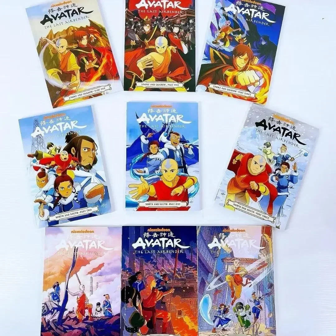 

Avatar：The Last Airbender Season 1 Nine books + Season 2 Nine books English book American comics Action comedy fantasy story