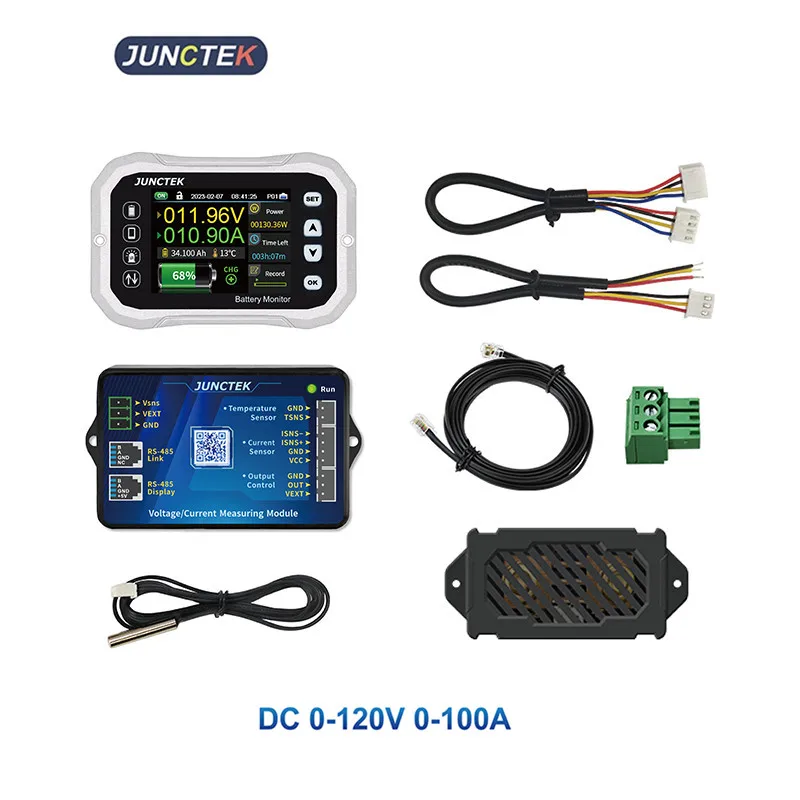 Bluetooth Battery Monitor KH110F DC 0-120V 0-100A Voltage Current Tester Capacity Indicator RV Battery VA Coulomb Meter
Bluetooth Battery Monitor KH110F DC 0-120V 0-100A Voltage Current Tester Capacity Indicator RV Battery VA Coulomb Meter