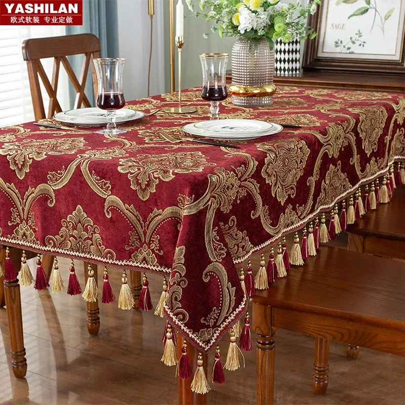 Fabric, cotton, linen, tea table cloth, high-end luxury American rectangular dining table cloth, circular tablecloth, hotel meal
Fabric, cotton, linen, tea table cloth, high-end luxury American rectangular dining table cloth, circular tablecloth, hotel meal