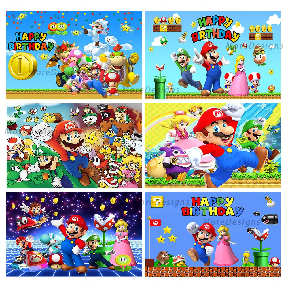Фотофон Super Mario Bros для детей на 1-й День Рождения фотография тема игры винил полиэстер ткань фон мультяшный баннер
Фотофон Super Mario Bros для детей на 1-й День Рождения фотография тема игры винил полиэстер ткань фон мультяшный баннер