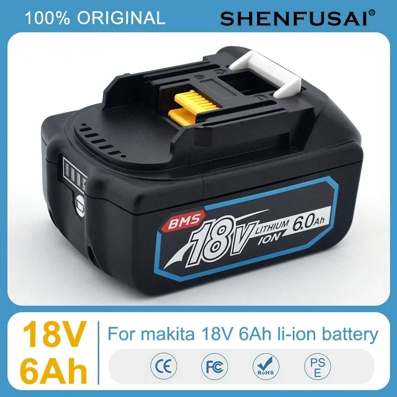 BL1860 Makita 18V rechargeable battery 18650 for Makita lithium-ion battery for power tools BL1830 BL1850B LXT400
BL1860 Makita 18V rechargeable battery 18650 for Makita lithium-ion battery for power tools BL1830 BL1850B LXT400