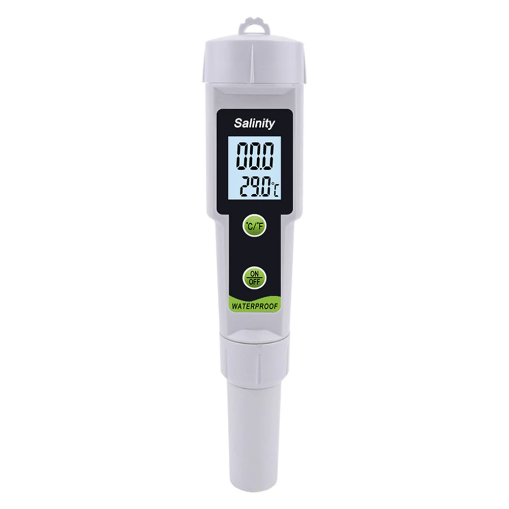 Salinity Meter Portable Waterproof Pen Reliable and Accurate Testing for Swimming Pools Fish Ponds Laboratories
Salinity Meter Portable Waterproof Pen Reliable and Accurate Testing for Swimming Pools Fish Ponds Laboratories