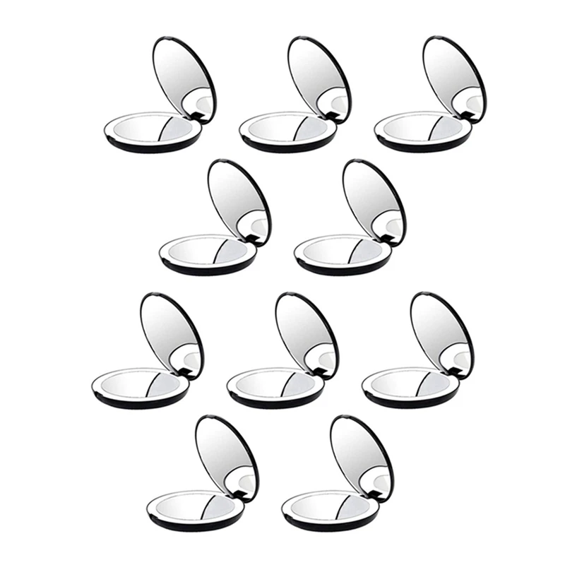 10X Portable Folding Mirror With LED Light Makeup Mirror, 10X Magnifying Glass, 12 Lamp Bead Mini Mirror Black
10X Portable Folding Mirror With LED Light Makeup Mirror, 10X Magnifying Glass, 12 Lamp Bead Mini Mirror Black