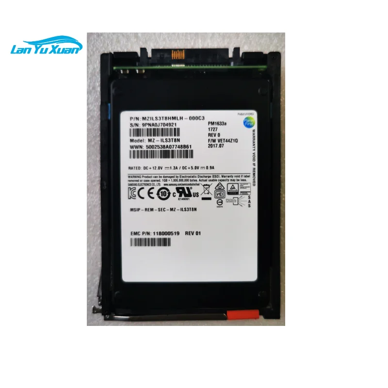 

Wholesale D4F-2SFXL2-3840 EMC 3.84TB SSD 2.5 12G SAS Solid State Drive SSD