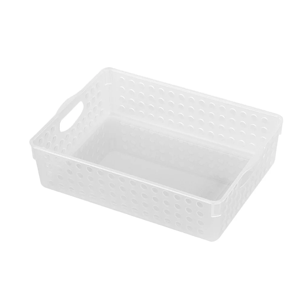 Plastic Storage Basket Desktop Hollow Out File Storage Box Container Document Organizer for Home Office (White, Small Size)
Plastic Storage Basket Desktop Hollow Out File Storage Box Container Document Organizer for Home Office (White, Small Size)