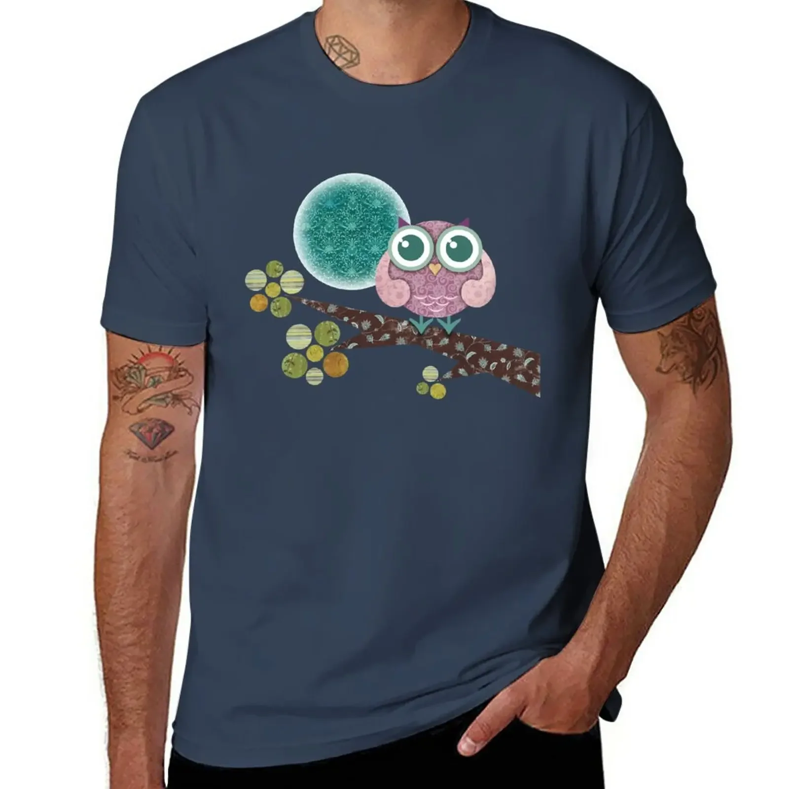 

Midnight Owl T-Shirt hippie clothes funnys mens graphic t-shirts pack