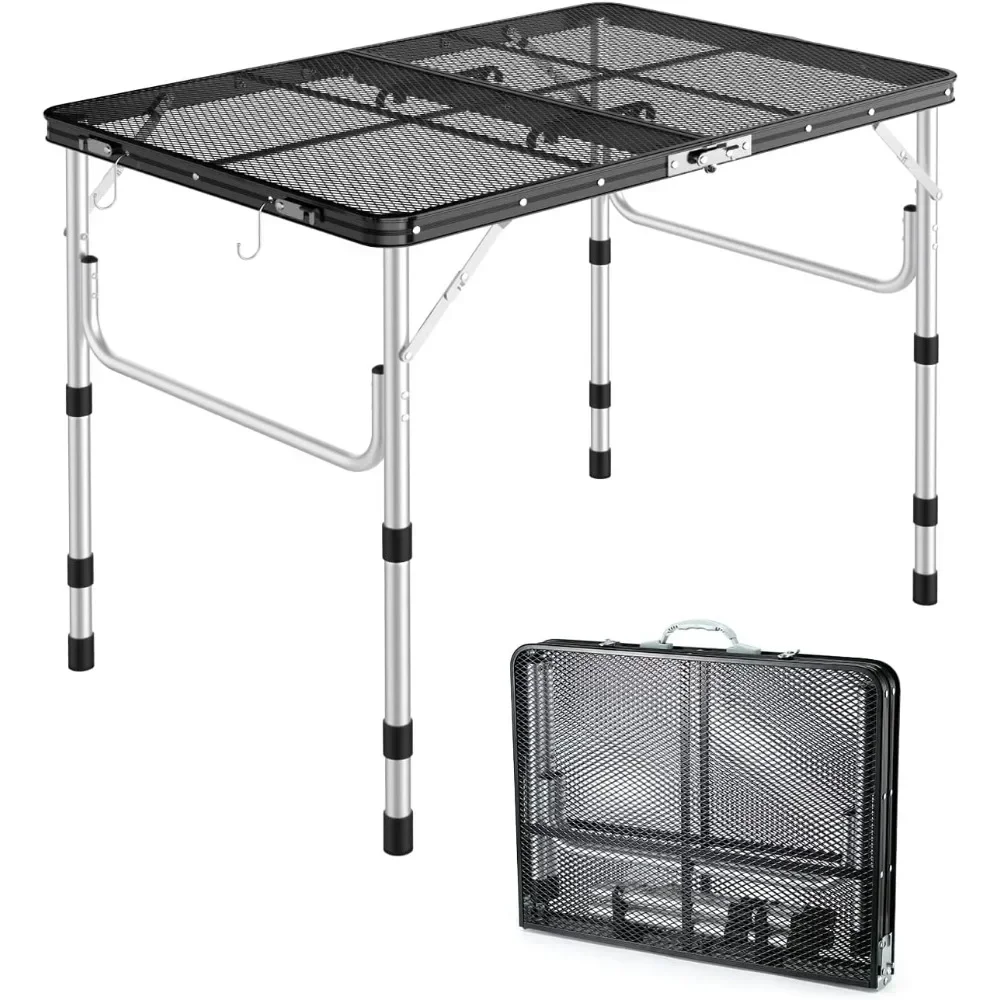 Outdoor TablesPatiio Table, 3ft(L) X 2ft(W) Height Adjustable Camping Table Lightweight Folding Grill Table, Outdoor Tables
Outdoor TablesPatiio Table, 3ft(L) X 2ft(W) Height Adjustable Camping Table Lightweight Folding Grill Table, Outdoor Tables