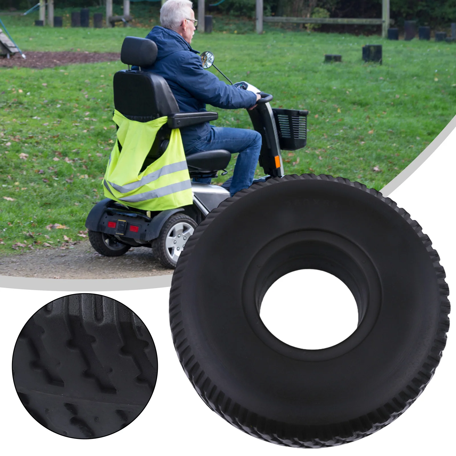 10 Inch 4.10/3.50-4 260X85 Trolley Mobility Scooter Tyre 260X85 Solid Tire 3.00-4 Old Scooter Tire Rubber Solid Tyre Replacement
10 Inch 4.10/3.50-4 260X85 Trolley Mobility Scooter Tyre 260X85 Solid Tire 3.00-4 Old Scooter Tire Rubber Solid Tyre Replacement
