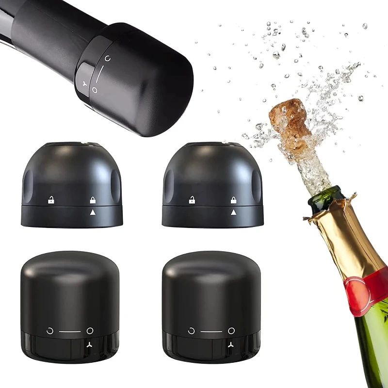 1/2/3Pcs Vacuum Red Wine Champagne Bottle Stopper Sealed Bottle Cap Stopper Leak-proof Retain Freshness Wine Bottle Plug
1/2/3Pcs Vacuum Red Wine Champagne Bottle Stopper Sealed Bottle Cap Stopper Leak-proof Retain Freshness Wine Bottle Plug