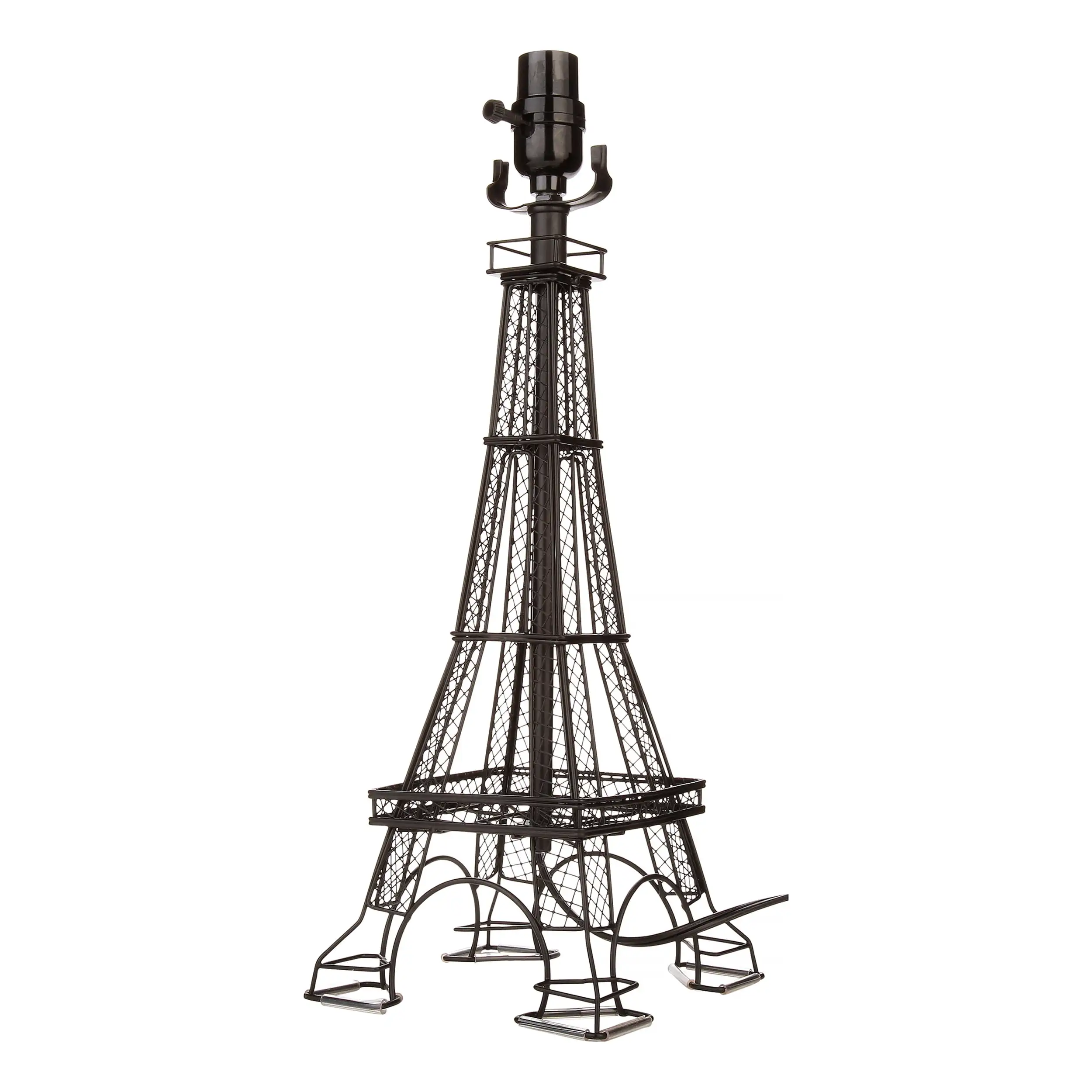 

Better Homes & Gardens Eiffel Tower Lamp Base, Black Metal Finish