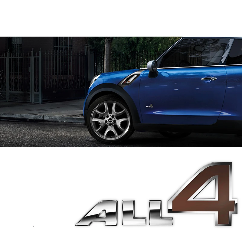 Металлический 3D логотип с 4 буквами, полноприводный четырехколесный водитель, идентификационная эмблема, автомобильные наклейки для BMW MINI Cooper Countryman JCW F54 F55 F56 F60
Металлический 3D логотип с 4 буквами, полноприводный четырехколесный водитель, идентификационная эмблема, автомобильные наклейки для BMW MINI Cooper Countryman JCW F54 F55 F56 F60