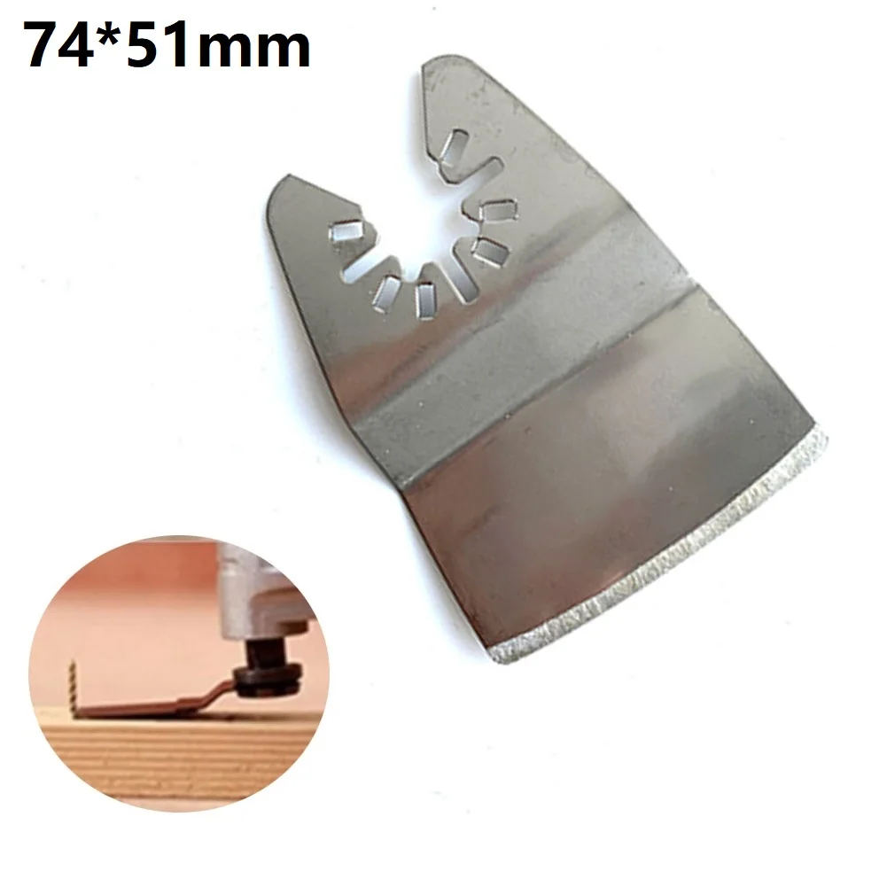 Tool Saw Blade 1pcs 74*51mm Accessories High Carbon Steel Metal Wood Cutting Oscillating Multi Saw Blade Silver
Tool Saw Blade 1pcs 74*51mm Accessories High Carbon Steel Metal Wood Cutting Oscillating Multi Saw Blade Silver
