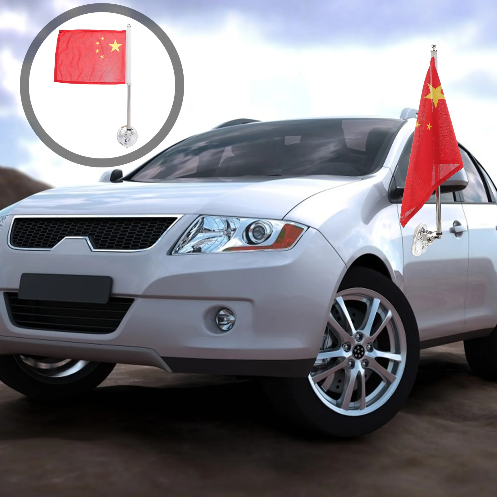 Truck Saloon Parade Flagpole Telescopic Poles Stainless Steel Suction Flagpoles Base
Truck Saloon Parade Flagpole Telescopic Poles Stainless Steel Suction Flagpoles Base