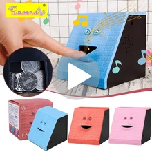 NEW Coin Eating Robot Money Box Face Bank Children Sensor Coin Box Piggy Banks Eats For Money Saving Creative Toys For Kids Gift
NEW Coin Eating Robot Money Box Face Bank Children Sensor Coin Box Piggy Banks Eats For Money Saving Creative Toys For Kids Gift