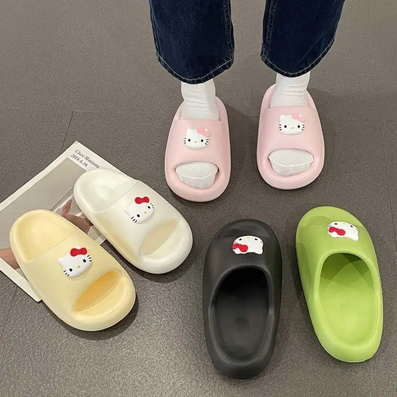 Hello Kitty Anime Kawaii Sanrio Slippers Cute Cartoon Home Indoor Non-Slip Soft Thick Platform Shoes Gifts for Girls
Hello Kitty Anime Kawaii Sanrio Slippers Cute Cartoon Home Indoor Non-Slip Soft Thick Platform Shoes Gifts for Girls