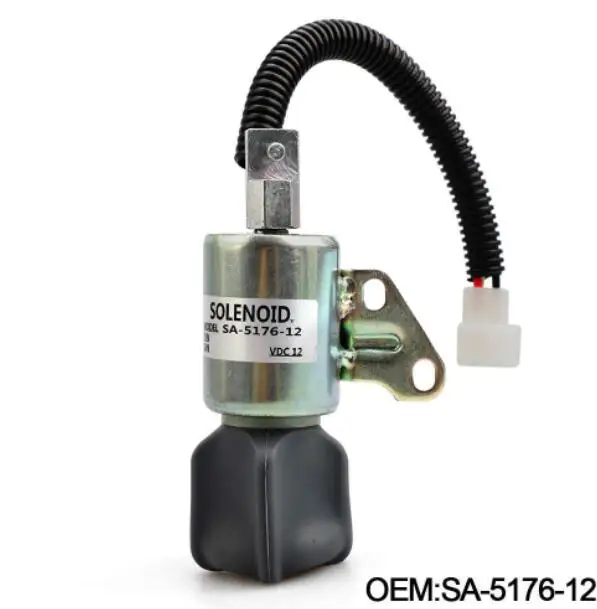 Fuel Shutoff Solenoid Stop solenoid SA-5176 1756ES-12SUC5B1S5 12V Fit For Kubota engine D722 D902 Z482 Bobcat Excavator E19 E20 
Fuel Shutoff Solenoid Stop solenoid SA-5176 1756ES-12SUC5B1S5 12V Fit For Kubota engine D722 D902 Z482 Bobcat Excavator E19 E20