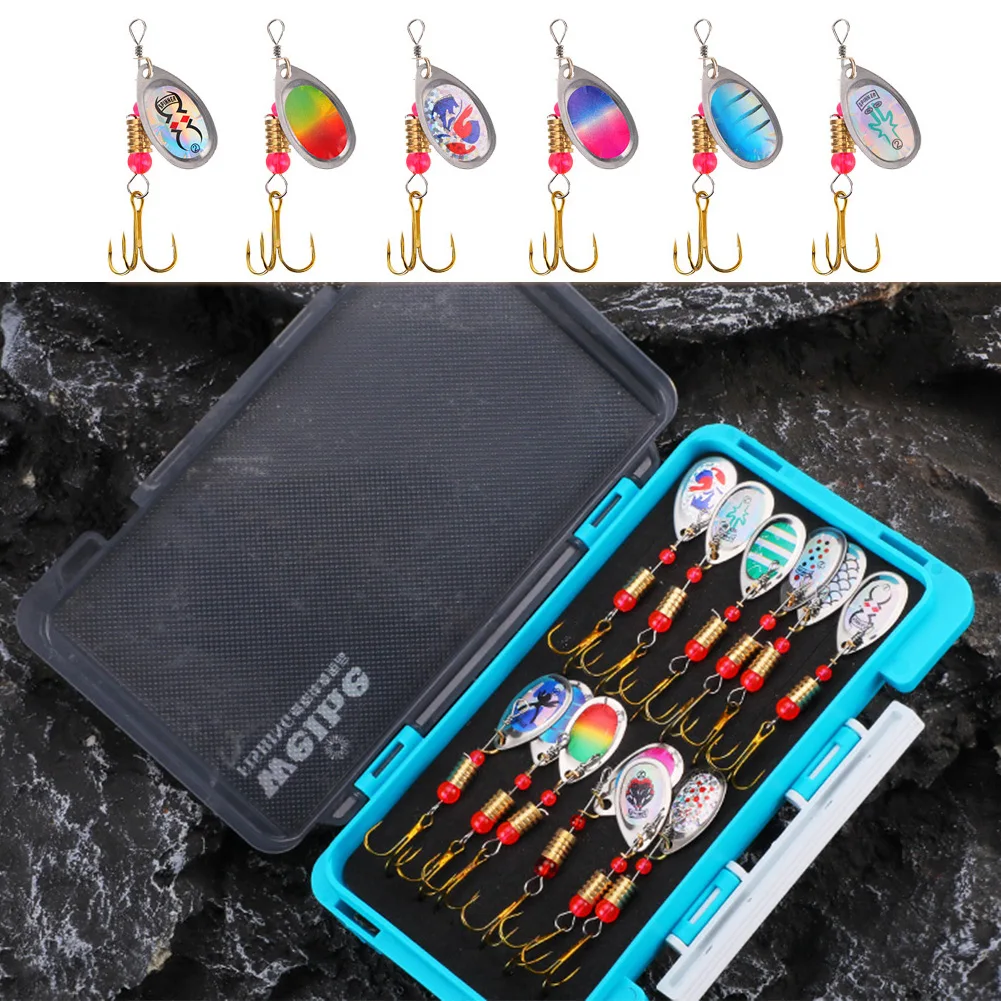 High Performance Lure Box Set Bait Set 12pcs Applicable To All Water Layers Composite Sequins Set Rotating Sequins
High Performance Lure Box Set Bait Set 12pcs Applicable To All Water Layers Composite Sequins Set Rotating Sequins