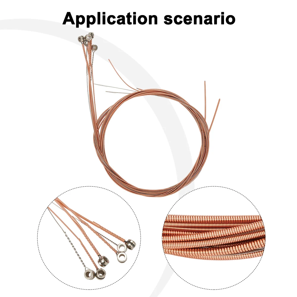 Acoustic Guitar Strings Set Of 6 Copper 011-052in String Hold Tune Sound Guitar Parts Stringed Instrument Accessories
Acoustic Guitar Strings Set Of 6 Copper 011-052in String Hold Tune Sound Guitar Parts Stringed Instrument Accessories