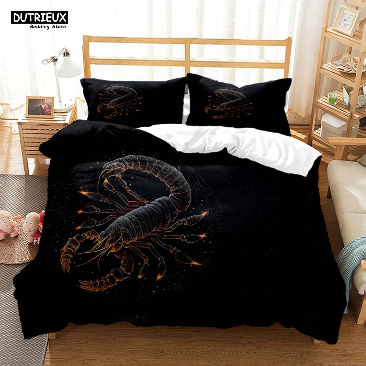 

Constellation Personalized Print Quilt Cover Comforter Bedding Sets Soft And Comfortable Complete Size Customizable
