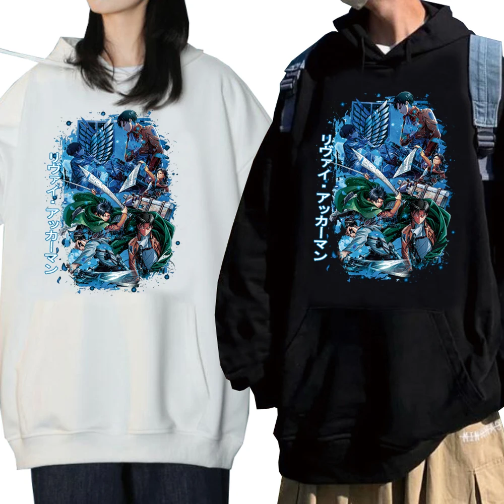 Levi Ackerman Hoodies Anime Attack On Titan Hoodie Harajuku Hip Hop Man Woman Streetwear
Levi Ackerman Hoodies Anime Attack On Titan Hoodie Harajuku Hip Hop Man Woman Streetwear