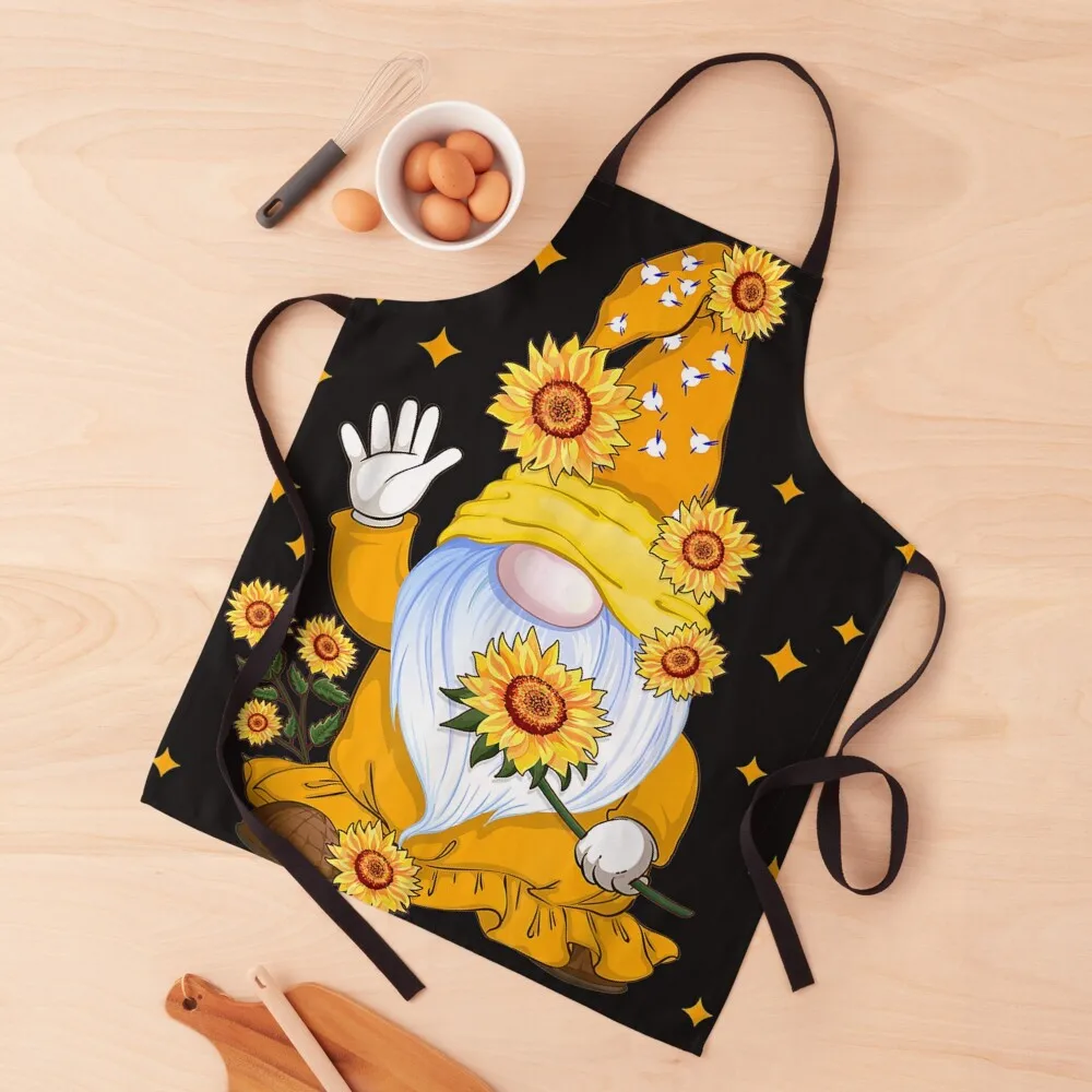 Cute Gnome with Sunflower Floral Apron women's kitchens manicurist Kitchen For Man Funny Apron
Cute Gnome with Sunflower Floral Apron women's kitchens manicurist Kitchen For Man Funny Apron