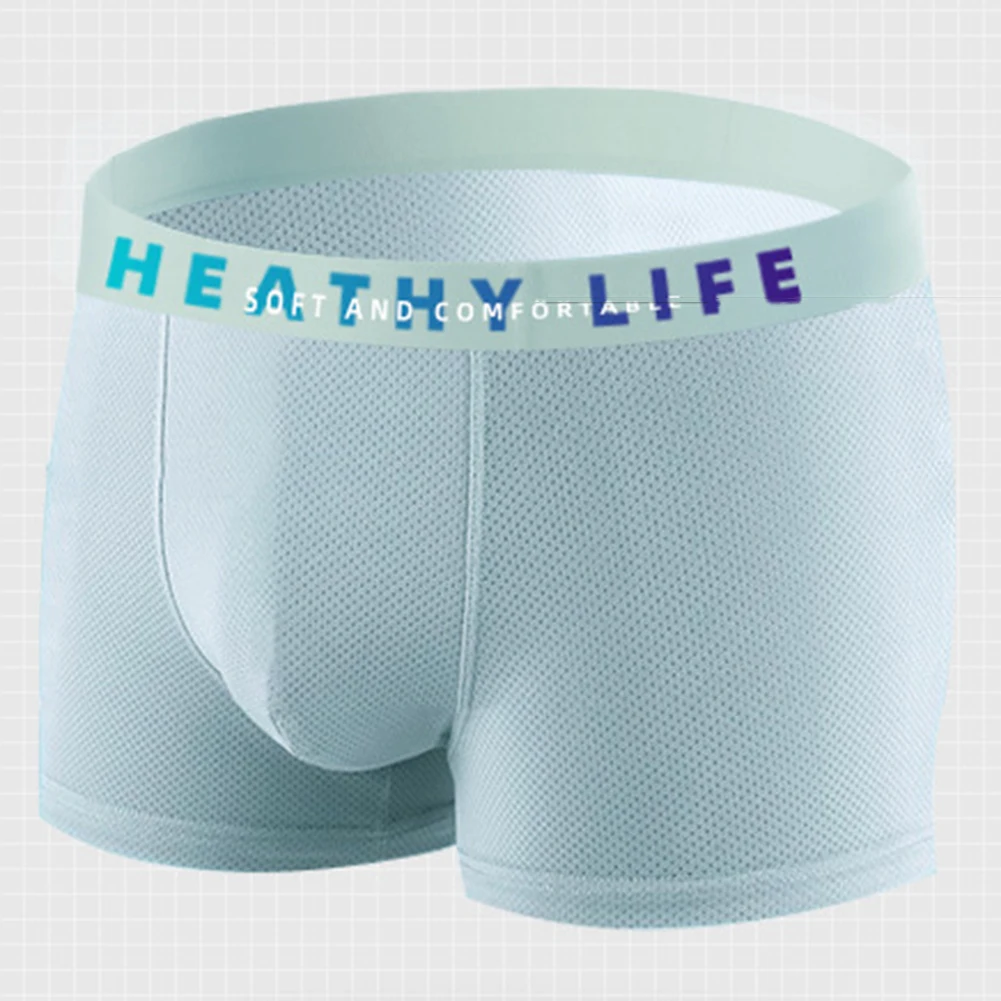 Men Mesh Ice Silk Breathable Shorts Boxer Brief Pouch Middle Waist Panties Lingerie Underwear Youth Cool Men's Boxer Shorts
Men Mesh Ice Silk Breathable Shorts Boxer Brief Pouch Middle Waist Panties Lingerie Underwear Youth Cool Men's Boxer Shorts