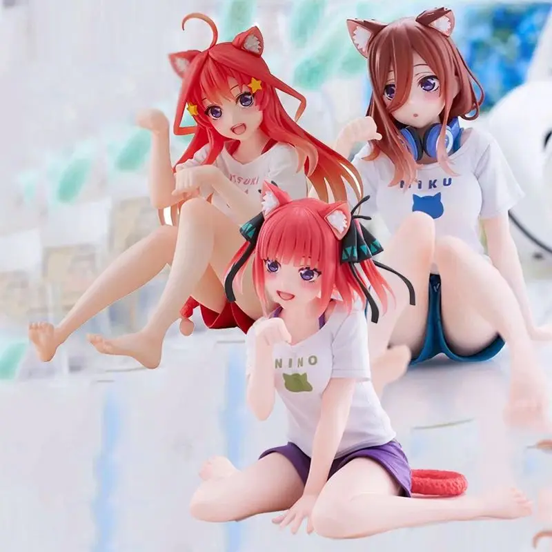 Фигурка кошки Накано Мику, аниме-фигурка Накано Нино, 10 см, Настольная симпатичная кукла из ПВХ для подарка
Фигурка кошки Накано Мику, аниме-фигурка Накано Нино, 10 см, Настольная симпатичная кукла из ПВХ для подарка