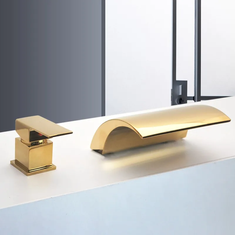 Whirlpool Bathtub Cascade Waterfall Inlet Faucet Massage Bathtub Spa Mixer Replacement Gold/Matte Black/Chrome Color
Whirlpool Bathtub Cascade Waterfall Inlet Faucet Massage Bathtub Spa Mixer Replacement Gold/Matte Black/Chrome Color