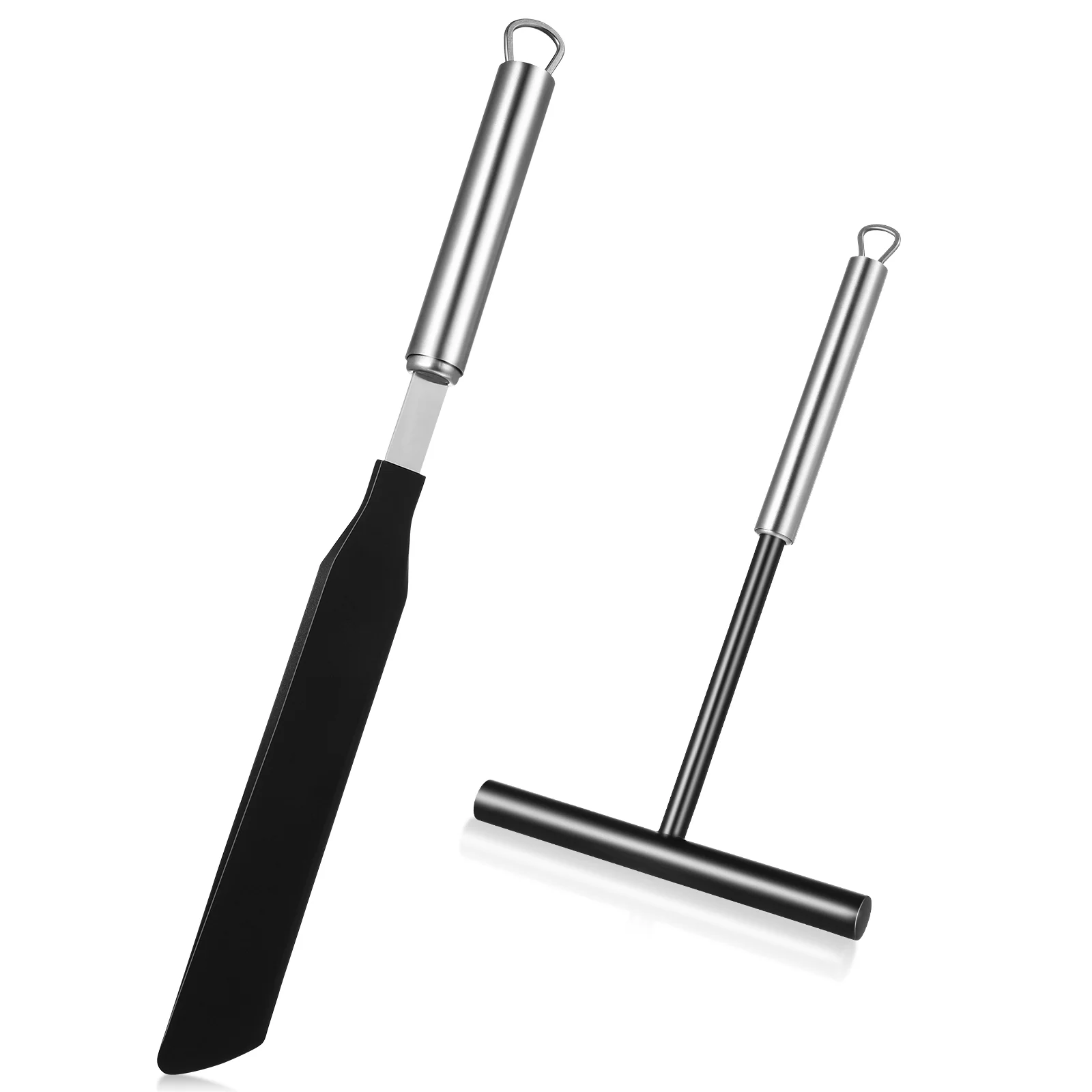 Pancake Spatula Crepe Spreader Kit Stainless Steel T-Shaped Crepe Maker Batter Spreader Pancake Turner Crepe Pan Maker Tool Cake
Pancake Spatula Crepe Spreader Kit Stainless Steel T-Shaped Crepe Maker Batter Spreader Pancake Turner Crepe Pan Maker Tool Cake