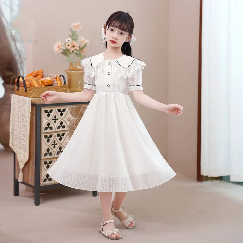 Girls' Dress 2023 Summer New Little Girl Children's Princess Sweet and Fashionable Summer Dress for Big Children
Girls' Dress 2023 Summer New Little Girl Children's Princess Sweet and Fashionable Summer Dress for Big Children