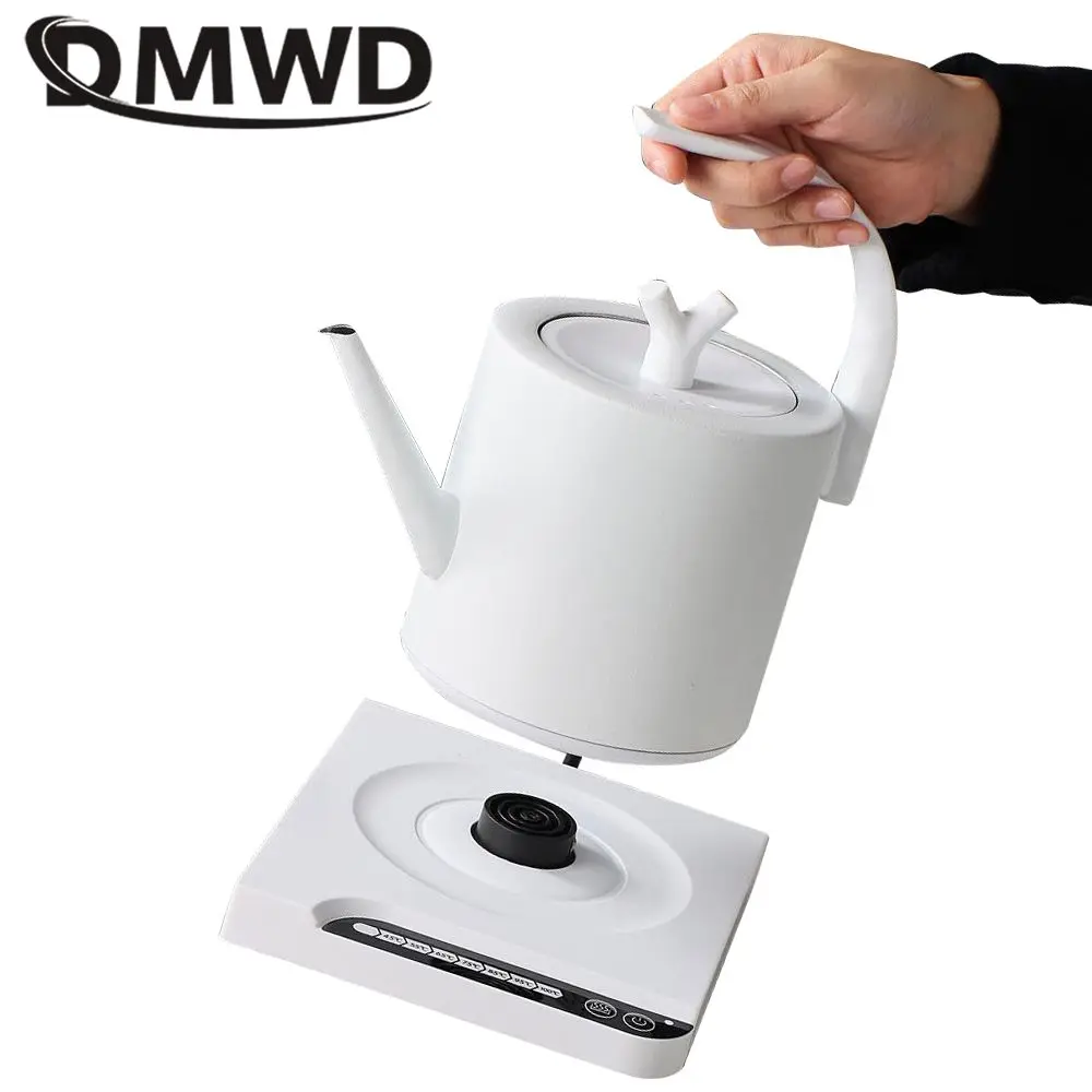 DMWD-Bouilloire électrique portable, cafetière, machine à bouillir l'eau, chauffe-eau de bureau, chauffe-thé, 1L, 45 ~ 100 ℃, 6 vitesses, 220V 2